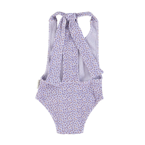 PIUPIUCHICK LAVENDER W/ ANIMAL PRINT SWIMSUIT