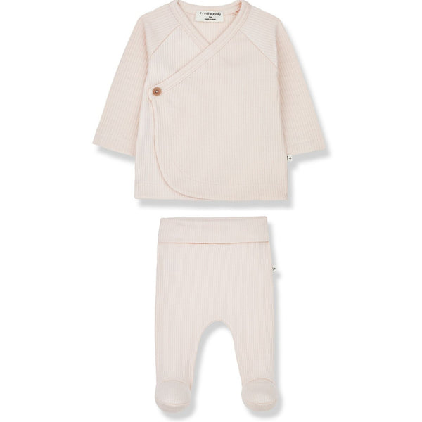 1+ (More) In The Family Blush Elodie Aroa Baby Set