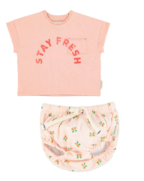 PIUPIUCHICK PINK STRIPE 