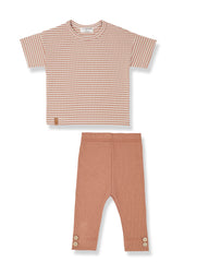 1 + IN THE FAMILY ARISTIDE SINA APRICOT LEGGING SET