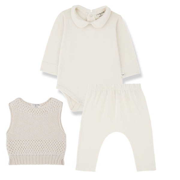 1 + In The Family Anette Celine Karin Ecru Set