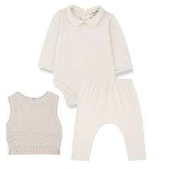 1 + In The Family Anette Celine Karin Ecru Set