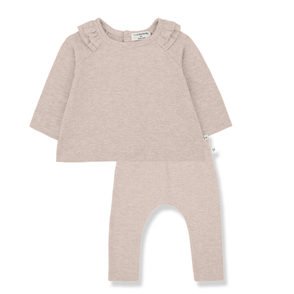 1 + In The Family Brigitte Pam Nude T-Shirt Legging Set