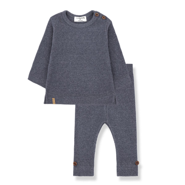 1 + In The Family Alfons Sina Denim T-Shirt Legging Set