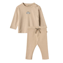 Wheat Warm Sand  Ray T-Shirt & Manfred Pants