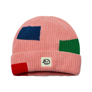 Wynken Blush Block Beanie