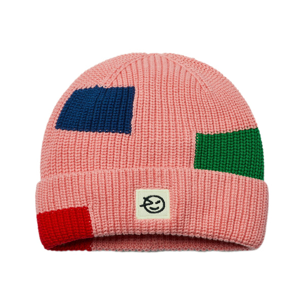 Wynken Blush Block Beanie