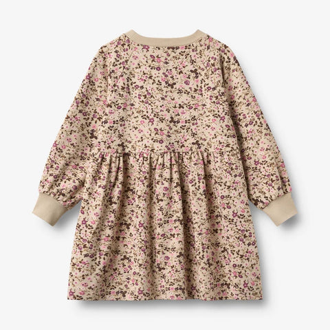 Wheat Soft Sand Flowers Dorthea Dress
