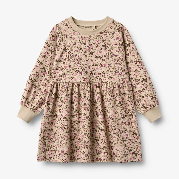 Wheat Soft Sand Flowers Dorthea Dress