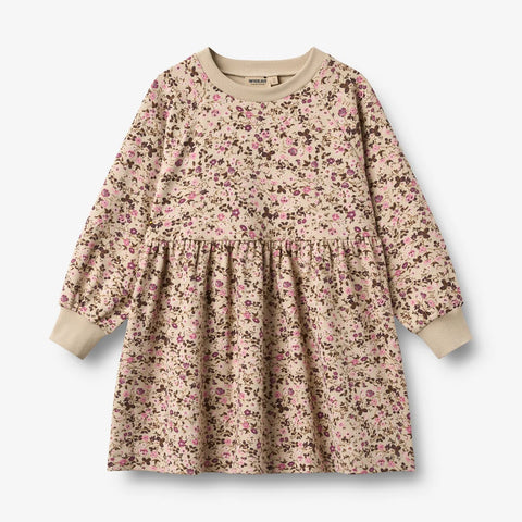Wheat Soft Sand Flowers Dorthea Dress