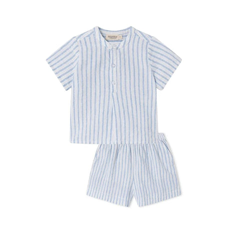 MarMar Surf Blue Stripe Totoro Set