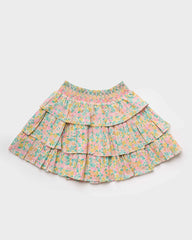 Early Sunday Emma Floral Mint Melissa Skirt