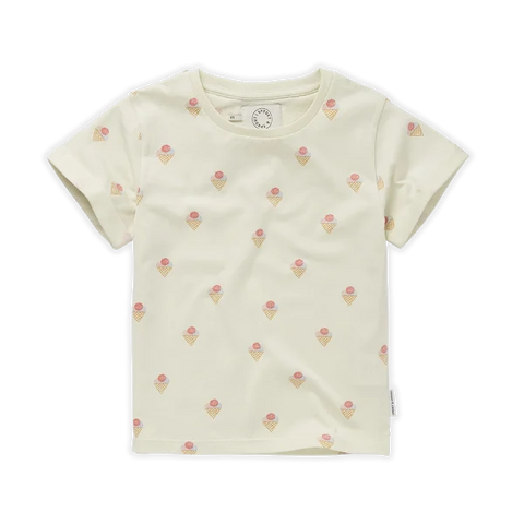 SPROET & SPROUT PEAR ALLOVER PRINT ICE CREAM T-SHIRT