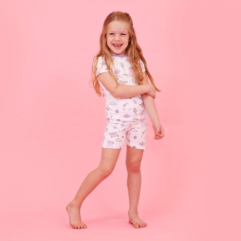 NOOMIE PRINCESS SHORT SLEEVE PAJAMAS