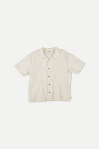 MY LITTLE COZMO SOFT GAUZE IVORY PABLO TOP