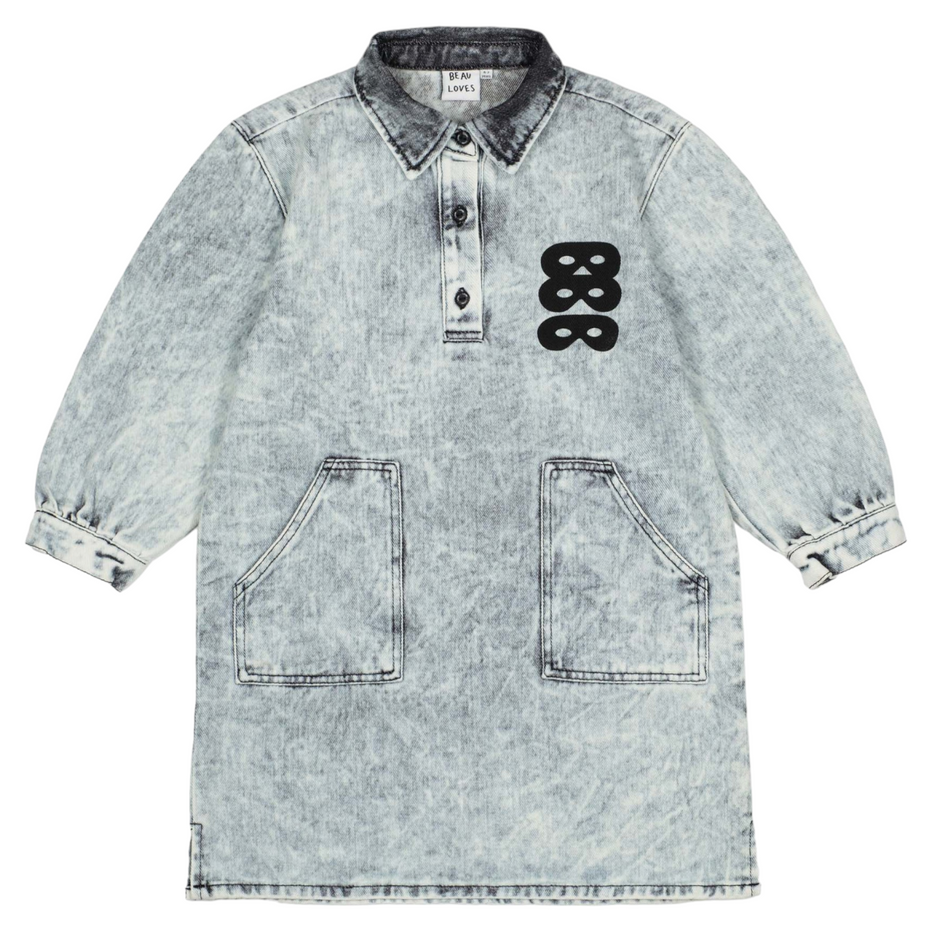 BEAU LOVES ACID WASH DENIM DRESS BellaKidsNY BEAU LOVES ACID WASH DENIM DRESS BellaKidsNY