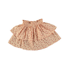 TOCOTO VINTAGE PINK HEART PRINT MINI SKIRT