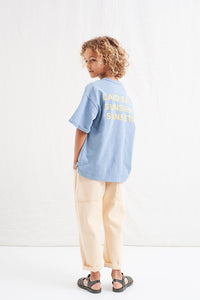 TOCOTO VINTAGE BLUE FAME OVERSIZED SUNSHINE TSHIRT