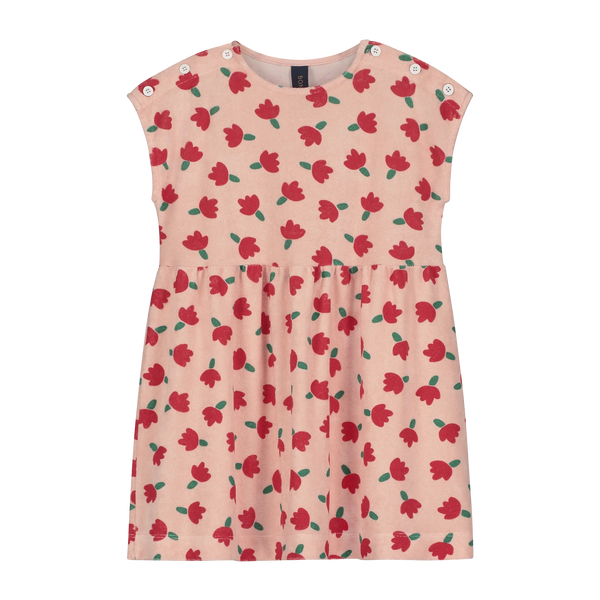 BONMOT TAN ROSE TERRY DRESS