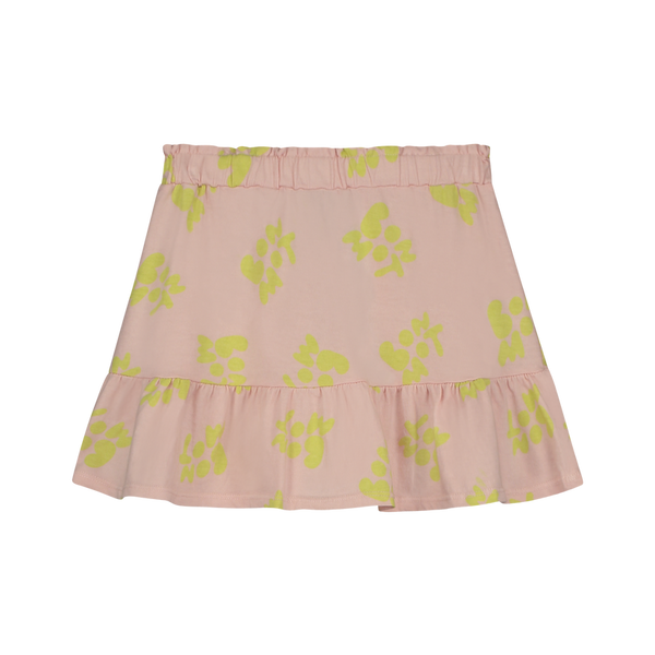 BONMOT LIGHT PINK LOGO PRINT SKIRT