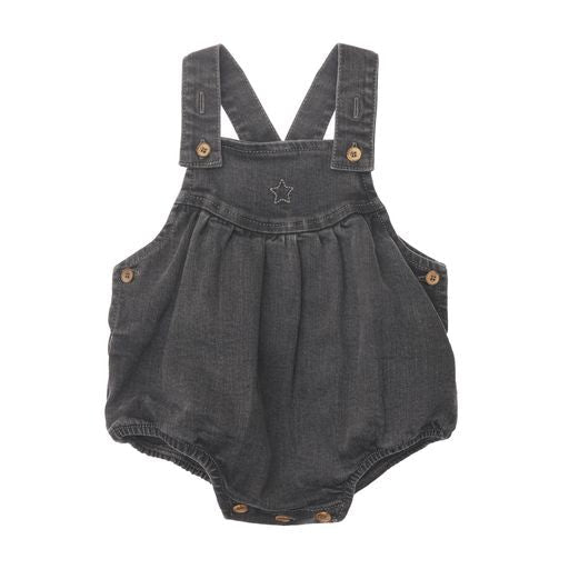 Jimmy Star Rompers TOCOTO VINTAGE BLACK DENIM STAR ROMPER – BellaKidsNY
