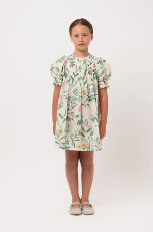 Piccola Ludo Smock Garden floral dress