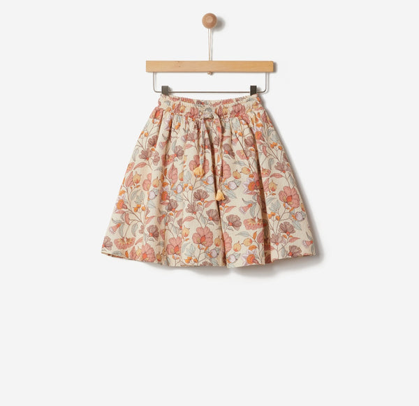 YELL-OH JACQUARD FLORAL SKIRT