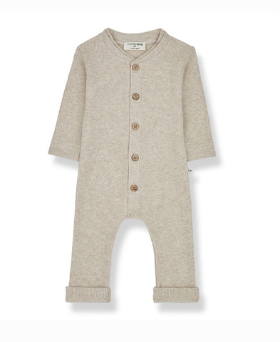 1 + IN THE FAMILY OATMEAL MILAN ONESIE