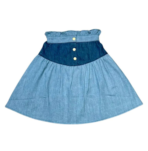 Louis Louise Long Blue Skirt Pipeaute
