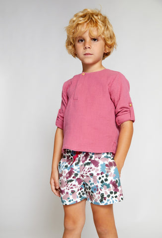 SUNCRACY MULTICOLOR CRAYONS ZADAR TACTEL SHORTS