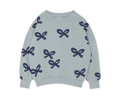 THE CAMPAMENTO BLUE BOW SWEATER