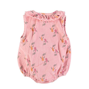 PIUPIUCHICK PINK WITH MULTICOLOR BABY ROMPER