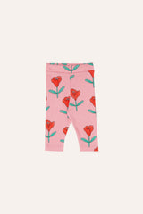 THE CAMPAMENTO PINK TULIPS ALLOVER BABY SET