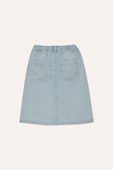 Campamento Light Blue Denim Skirt
