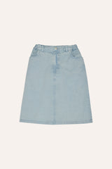 Campamento Light Blue Denim Skirt