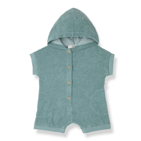 1 + IN THE FAMILY TIZIANO SHARK TERRY ROMPER