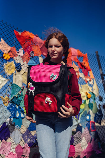 LIGHT PLUS NINE STUDENT SCARLET RED BACKPACK – BellaKidsNY