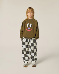 The Campamento Green Big Smiling Face Sweatshirt