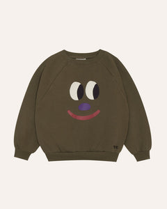 The Campamento Green Big Smiling Face Sweatshirt