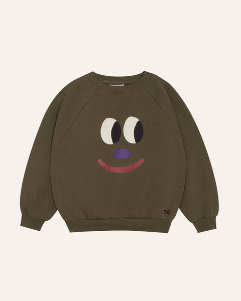 The Campamento Green Big Smiling Face Sweatshirt