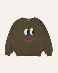 The Campamento Green Big Smiling Face Sweatshirt
