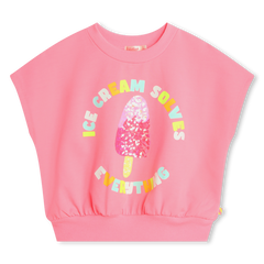 BILLIEBLUSH "ICE CREAM SOLVES EVERYTHING" TOP AND SHORTS