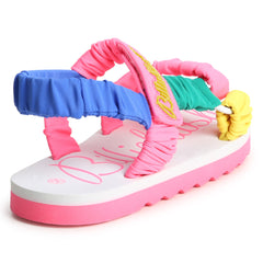 BILLIEBLUSH MULTICOLORED STRAPPY SANDALS