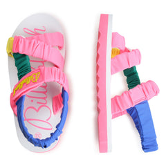 BILLIEBLUSH MULTICOLORED STRAPPY SANDALS