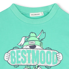 BILLIEBLUSH BOYS GREEN BESTMOOD SWEATSHIRT