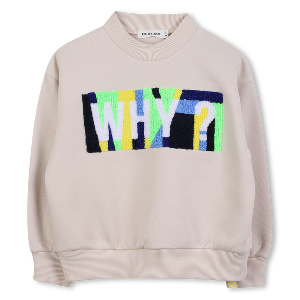 Billieblush Stone WHY? Sweatshirt