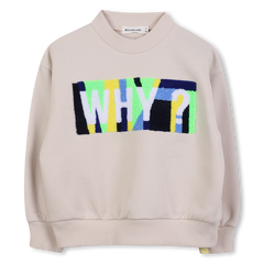 Billieblush Stone WHY? Sweatshirt