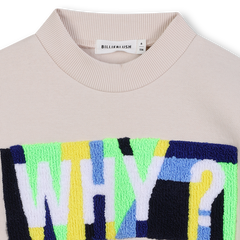 Billieblush Stone WHY? Sweatshirt