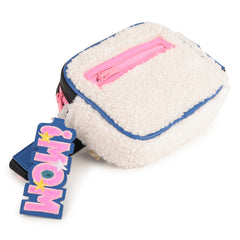 Billieblush Ivory Faux Shearling Purse