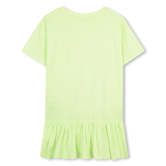 Billieblush Green Lemon Ruffle Hem Dress